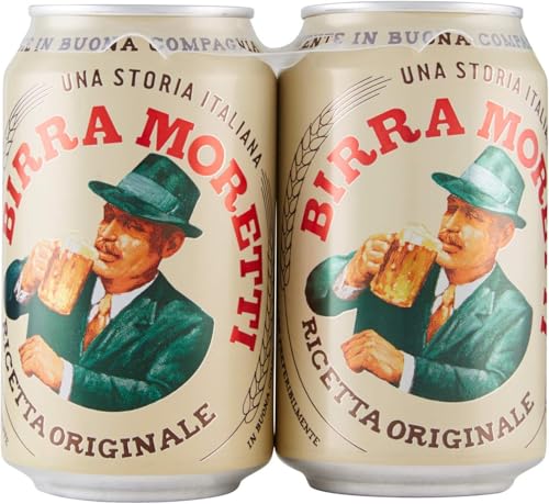 Birra Moretti - confezione da 24 lattine cl 33 4,6%