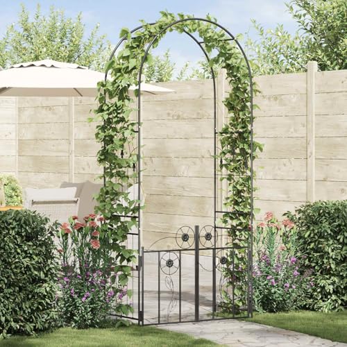 Arche de jardin robuste à verrouillage et structure rectangulaire