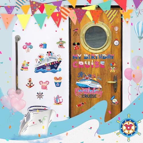 Imanes decorativos de cumpleaños con diseño de barco, pack 20 miniatura 6