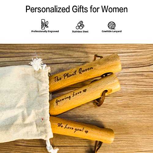Grenebo Best Friend Birthday Gifts for Women - Our Personalized Gardening Tools with Wood Handle are Lovely Sentimental Gifts for Girls Ideas for Your Best Friend and Arrive