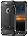 Produktbild Coolden für iPhone 6s Plus Hülle Premium [Armor Serie] Outdoor Stoßfest Handyhülle iPhone 6 Plus Case Silikon TPU + PC Bumper Cover Doppelschichter Schutzhülle für iPhone 6s Plus/6 Plus (Schwarz)