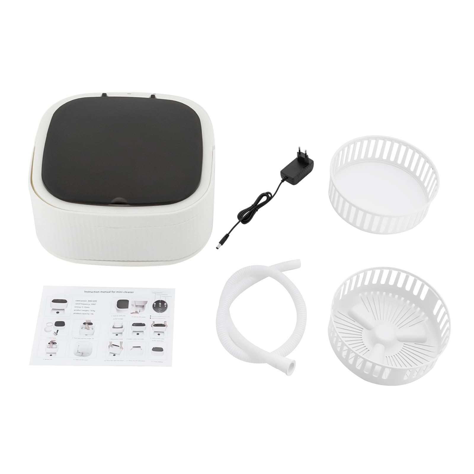 Mini lavatrice portatile da 10 l, lavatrice pieghevole con 3 modalità, per biancheria intima, calze, vestiti per bambini, semiautomatica (Cachi)