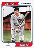 2020 Topps Archives Baseball 1974 Design #136 Ty Cobb Detroit Tigers Official MLB Trading Card