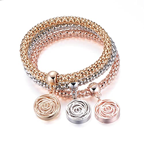 Bracelets empilables LuisFranklin en maille popcorn : l'accessoire chic pour vos soirées d'été