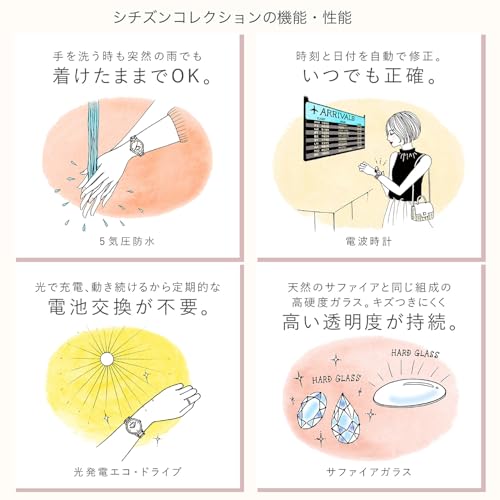 [CITIZEN] 腕時計 CITIZEN COLLECTION ES0004-51E レディース 商品画像6
