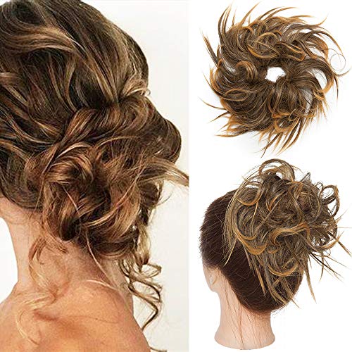messy hair bun