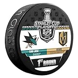 2019 Stanley Cup Playoffs 1st Round Sharks vs Golden Knights NHL Game Puck