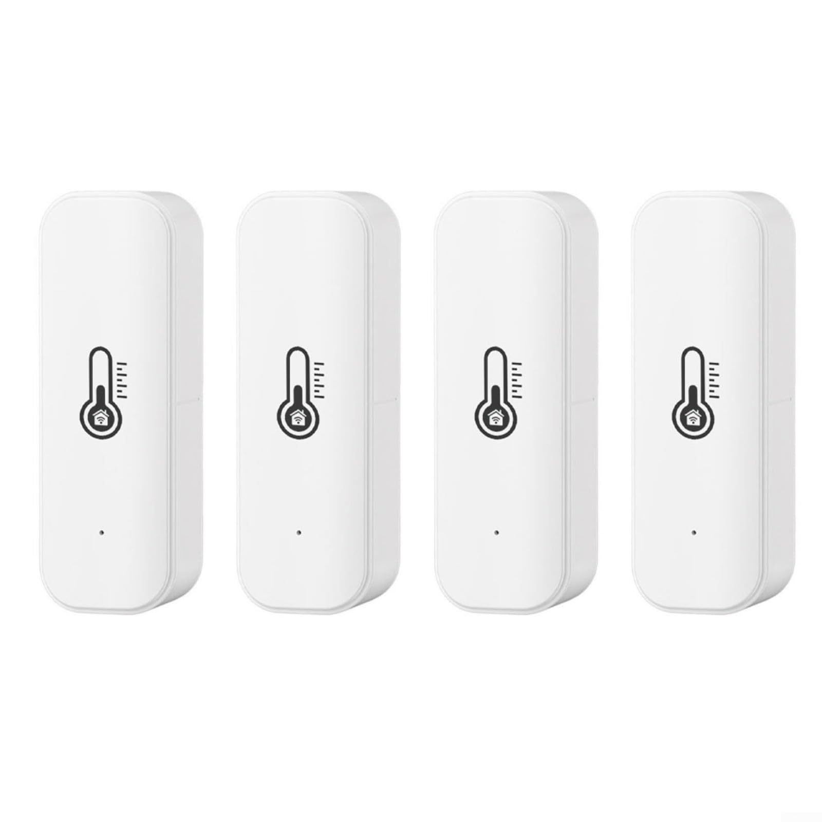 Hygrometer Thermometer Sensor,Für Tuya Smart WLAN/Für Zigbee Temperatur- Und Feuchtigkeitsdetektorsensor(4pcs WiFi)