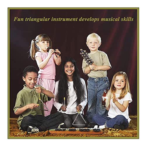 3 Piece Musical Triangular Instrument Set, Triangular Musical Instrument - Image 2