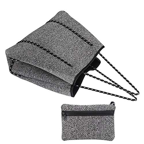 Outdoor Neoprene Perforated Beach Bag Large Capacity Casual Mommy Hand Strap Shopping Bag