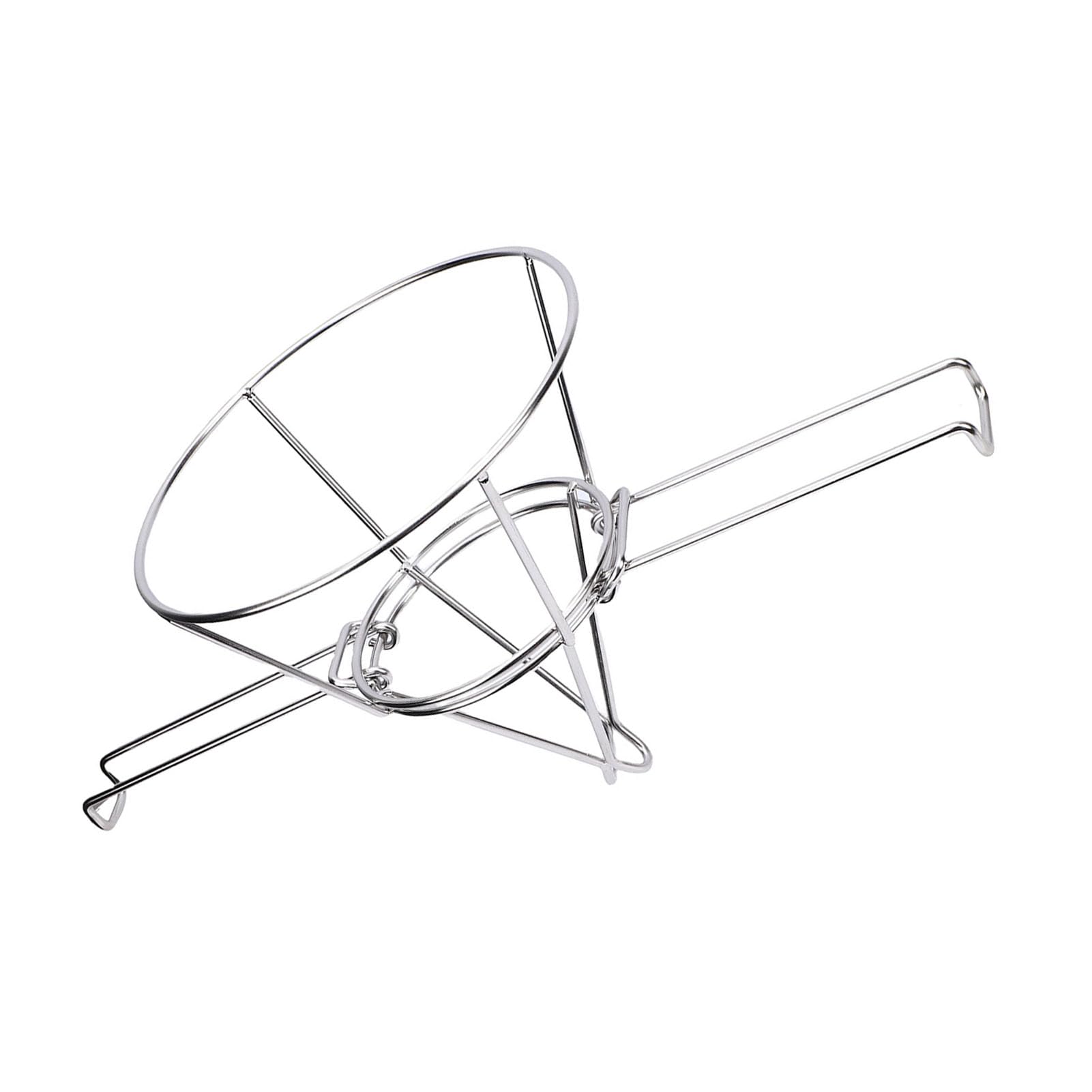 Sorandy Soporte para Cono, Soporte para Filtro de Cono de Acero Inoxidable con Asas, para Filtrado, Ideal para Jarabe de Arce y Aceite para Freír de Mayor Duración, 9,3 Pulgadas