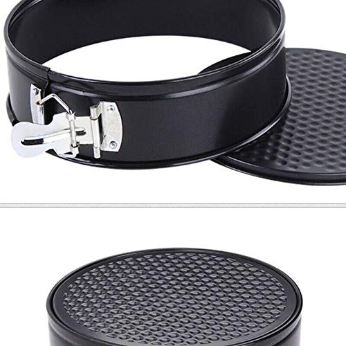 BIG BOX 20 CM Cheesecake Pan Black Round Bake Ware Set Removable Bottom Leak Proof for Oven