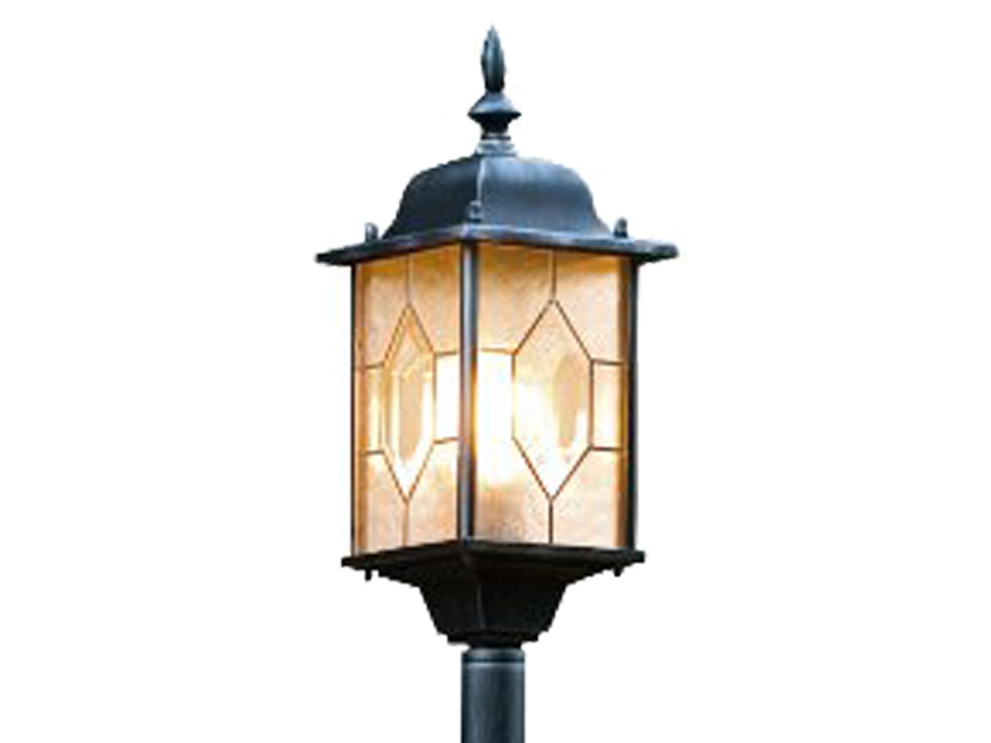 Konstsmide 2er-Set Wegeleuchten MILANO, E27, Bleikristalloptik, IP43, Höhe 115 cm 7245-759