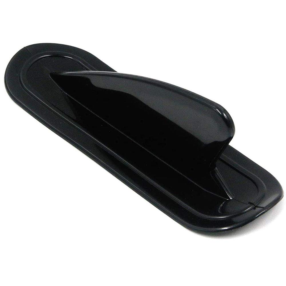 POFET Guida ausiliaria piccola pinna di coda di guida, pinna staccabile per canoa, barca, tavola da surf, kayak, barca gonfiabile, colore nero