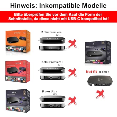 USB Stromkabel Ladekabel Kompatibel mit Fire TV Stick Mit TV Netzteil Adapter, Power Kabel Netzkabel 4k Verbessern Sie die TV-Klarheit, Strom Erhöhen – Bild 4