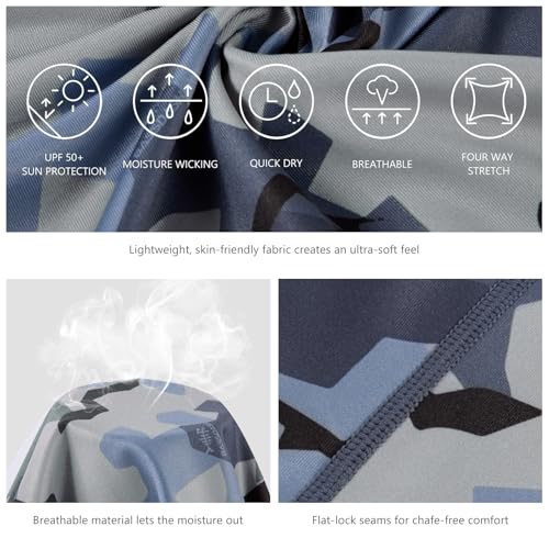 Image of BASSDASH UPF 50+ UV Sun Protection Neck Gaiter Fishing Mask Hunting Kayaking Hiking Cycling Ski Sports
