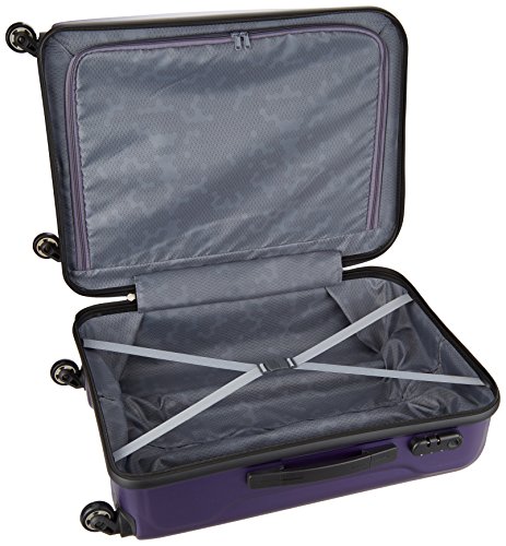 Image of Aristocrat Aston Polycarbonate 79 cms Purple Hard Sided Suitcase (ASTON79TMDP)