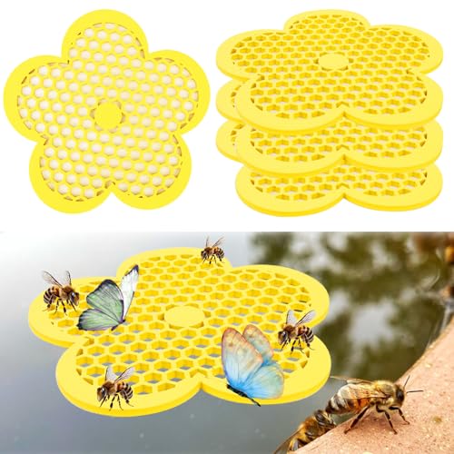 4er-Set Bienentränke Für Den Garten – Bunte Insektentränke Als Schwimmstation Für Bienen & Schmetterlinge