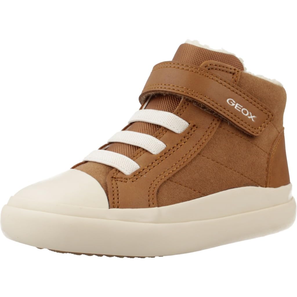 Geox B GISLI BOY B Sneaker, Brown, 10 UK Child