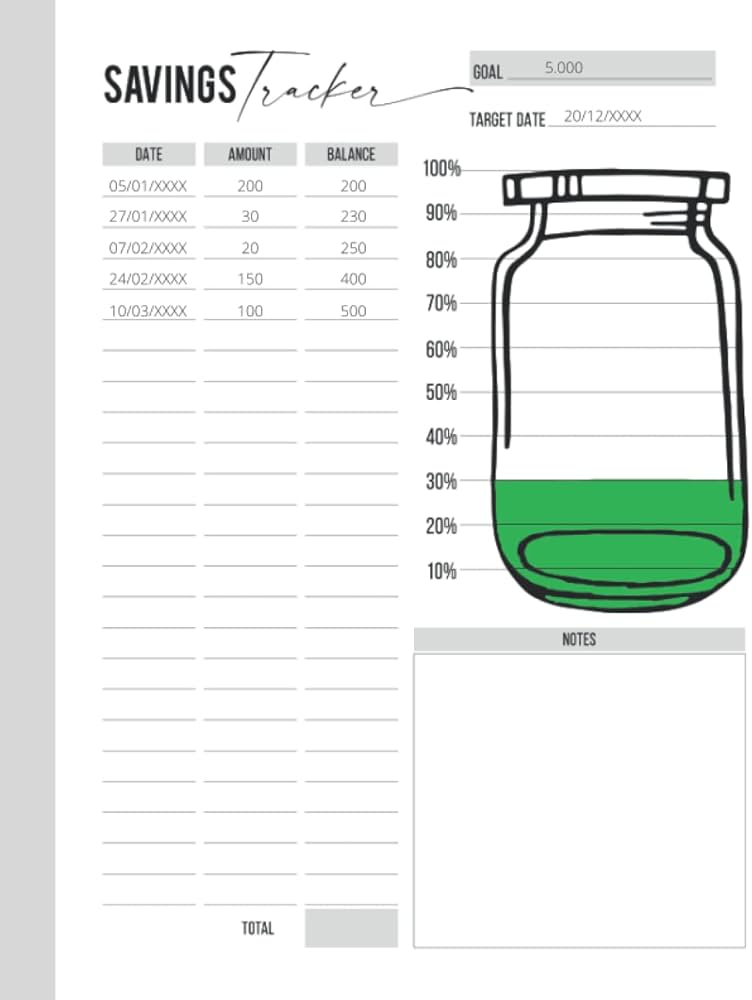 savings-jar-notebook-keep-track-of-your-savings-goals-stay-organized-and-motivated-simple-mason-jar-savings-tracker-bunny-exuberant-9798440175662-amazon-com-books for Free Printable Mason Jar Savings Tracker Savings Jar Notebook: Keep Track Of Your Savings Goals, Stay Organized And Motivated | Simple Mason Jar Savings Tracker: Bunny, Exuberant: 9798440175662: Amazon.com: Books for Free Printable Mason Jar Savings Tracker