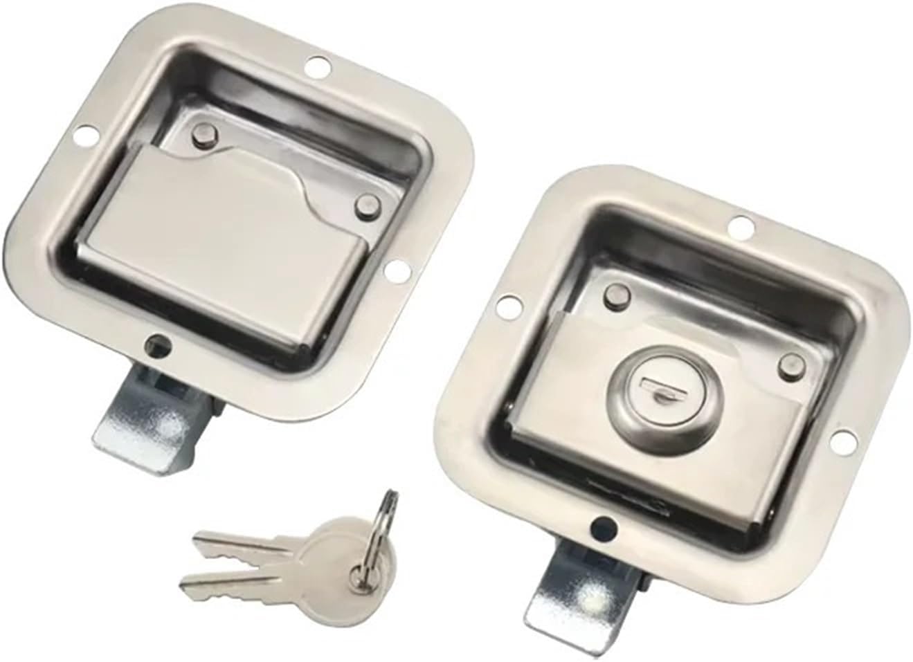 Pull Panel Lock Box Truck Cabinet Engineering Vehicle Toolbox Industrial 1Pcs(No Lock-3)