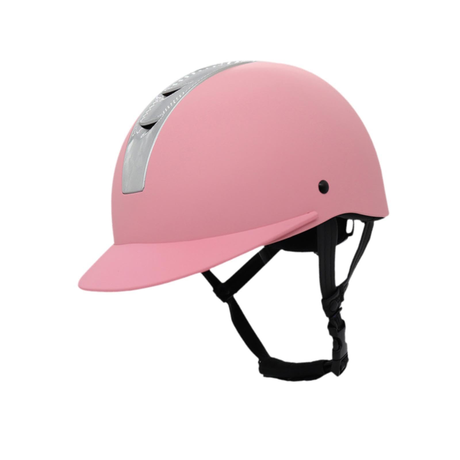 HGZLQKD Equestrian Helmet Horse Riding Helmet Practical Helmet Fashion Adjustable Equestrian Supplies Starter Equestrian Hat, M Pink