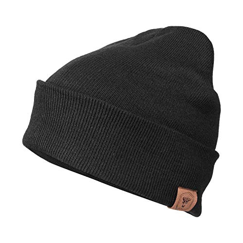 OZERO Mens Winter Daily Beanie Stocking Hat Thermal Polar Fleece Snow Ski Skull