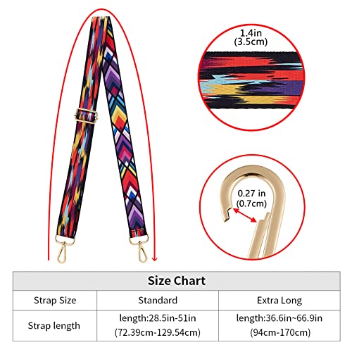 Image of ZOOEASS Wide Shoulder Strap Adjustable Replacement Belt Crossbody Canvas Bag Handbag