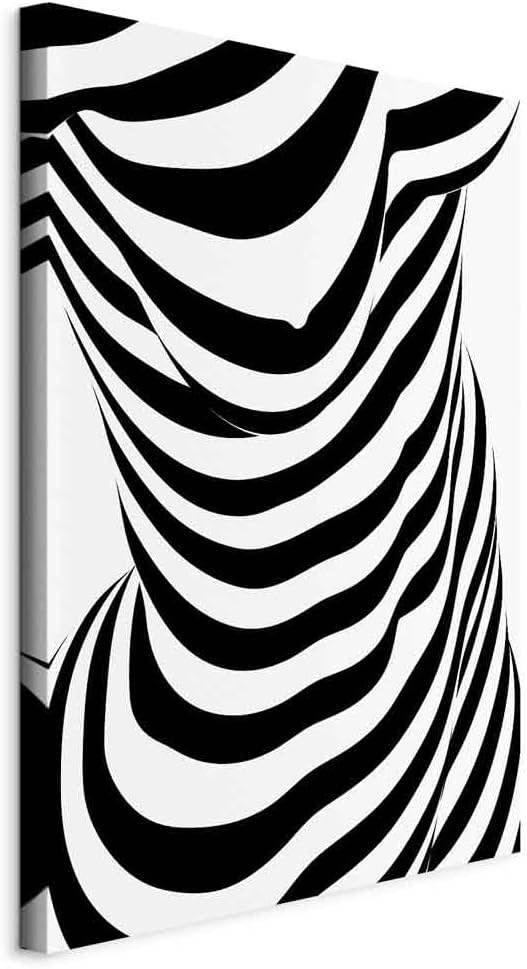 artgeist Acoustic Canvas Wall Art Print Woman Abstract 24x35 in - 1pcs Picture with Acoustic Foam Sound Print Artwork Room Acoustics Soundproofing h-C-0077-b-a