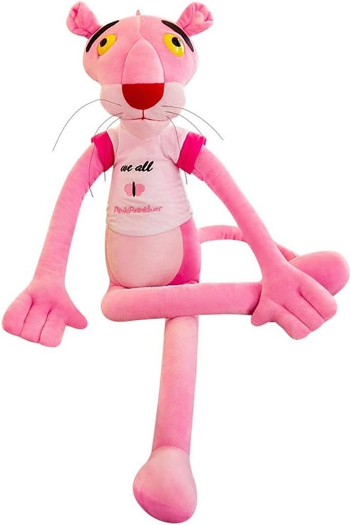 Pink Panther Plush, Angel Decoration, Body Pillow, Pink Panther Cushion, Cute, Toy, Day Pillow, Soft, Sleeping Pillow, Cartoon Doll, Christmas, Girls, Birthday Gift, Birthday Toy, Gift, Plush Toy, Kids, Party Supplies, Clothing, 31.5 inches 80 cm