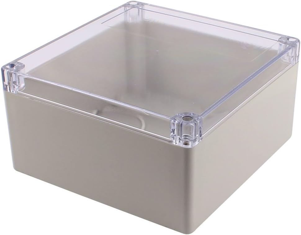 Aexit 192 x Electrical Boxes, Conduit & Fittings 188 x 100mm Transparent Cover Waterproof Junction Box Sealed Electrical Boxes Box Enclosure