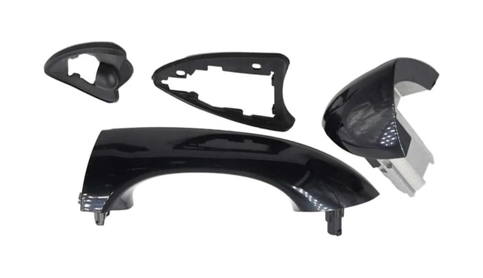 Qwqthgs Lhd Rear Left Car Exterior Door Handle Cap Car Front Left Right Rear Outside Door Handle