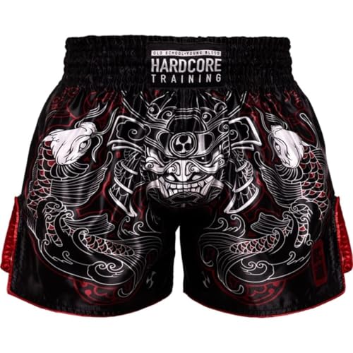 Hardcore Training Muay Thai Lucha Pantalones Cortos Shorts Hombre Kickboxing Boxeo MMA Combat Sport Sparring