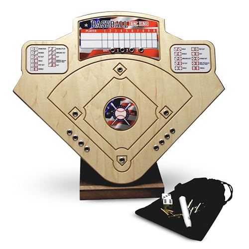 Across The Board Patriotic Baseball Game, Fun Baseball Gifts for 2 Players, Indoor &#038; Outdoor Family Bonding Activities, Fun Entertainment for Family Gatherings, Events &#038; More Game