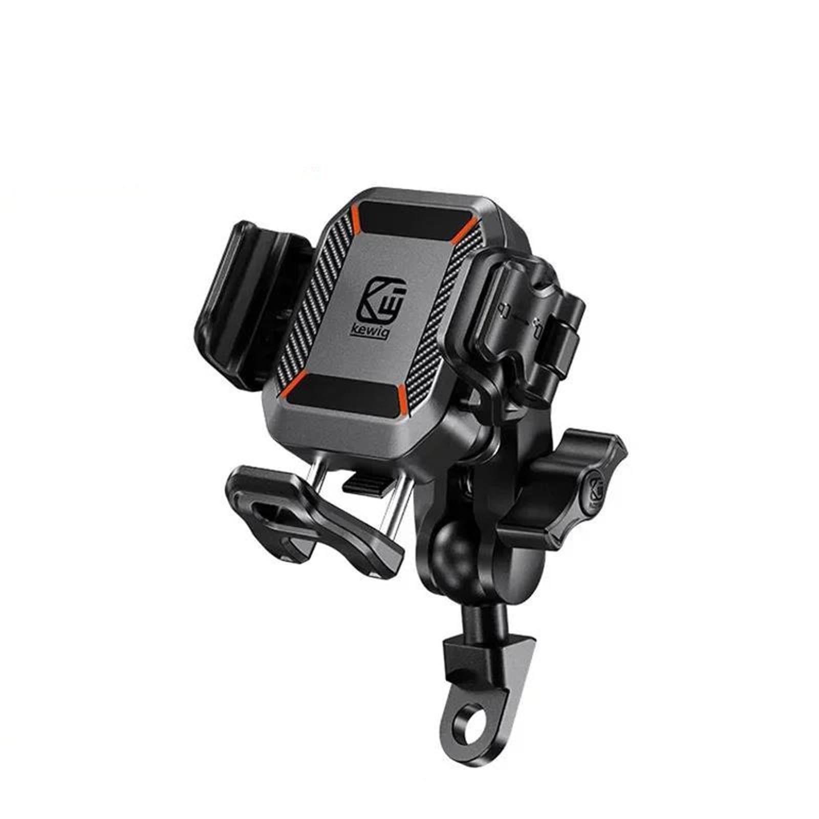Soporte De Navegación para Motocicleta para Scooter | Soporte teléfono motocicleta, cargador inalámbrico antirrobo a prueba de golpes 15W y carga rápida USB C 36W(Style 4)