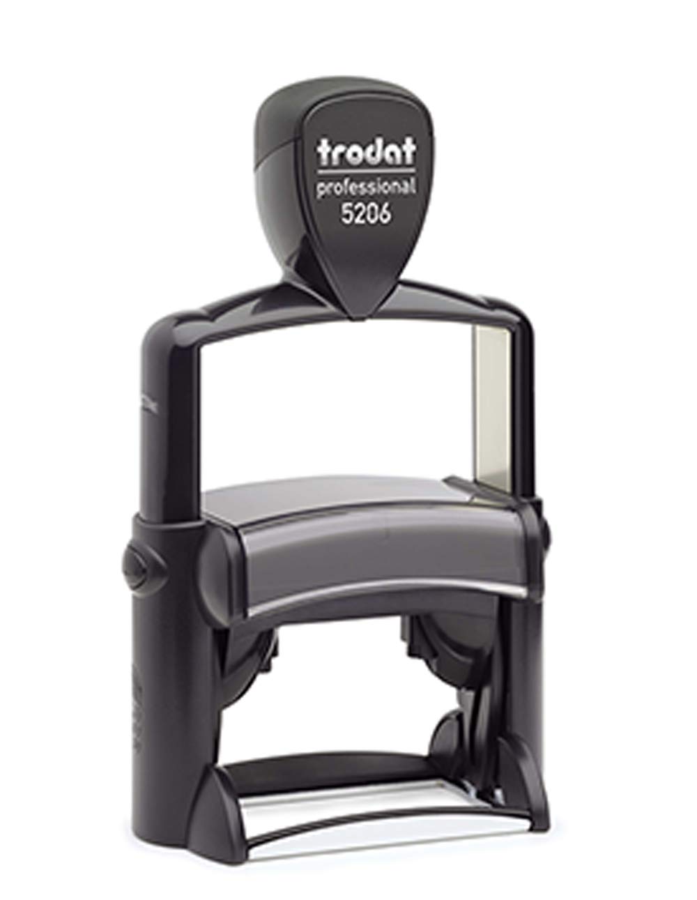 Stempel Trodat Professional 5206-56x33mm - 7-zeiliger Stempel, Metallstempel aus Edelstahl, sehr hochwertig, gleich Online gestalten!!! (Metall)