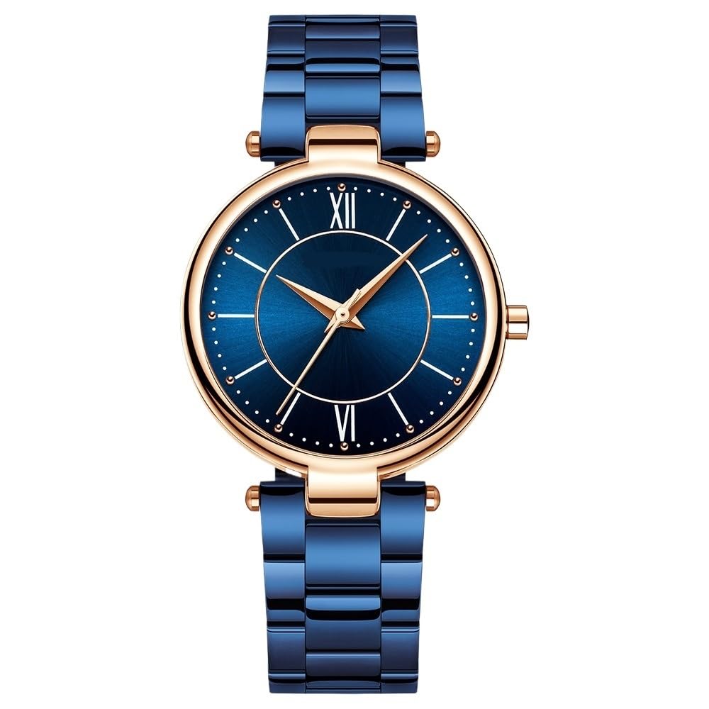 Orologio da polso al quarzo con cinturino in acciaio inossidabile MF0189L