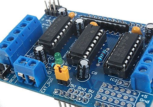 DollaTek L293D Motor Drive Shield Expansion pour Arduino Duemilanove Mega UNO R3 AVR ATMEL