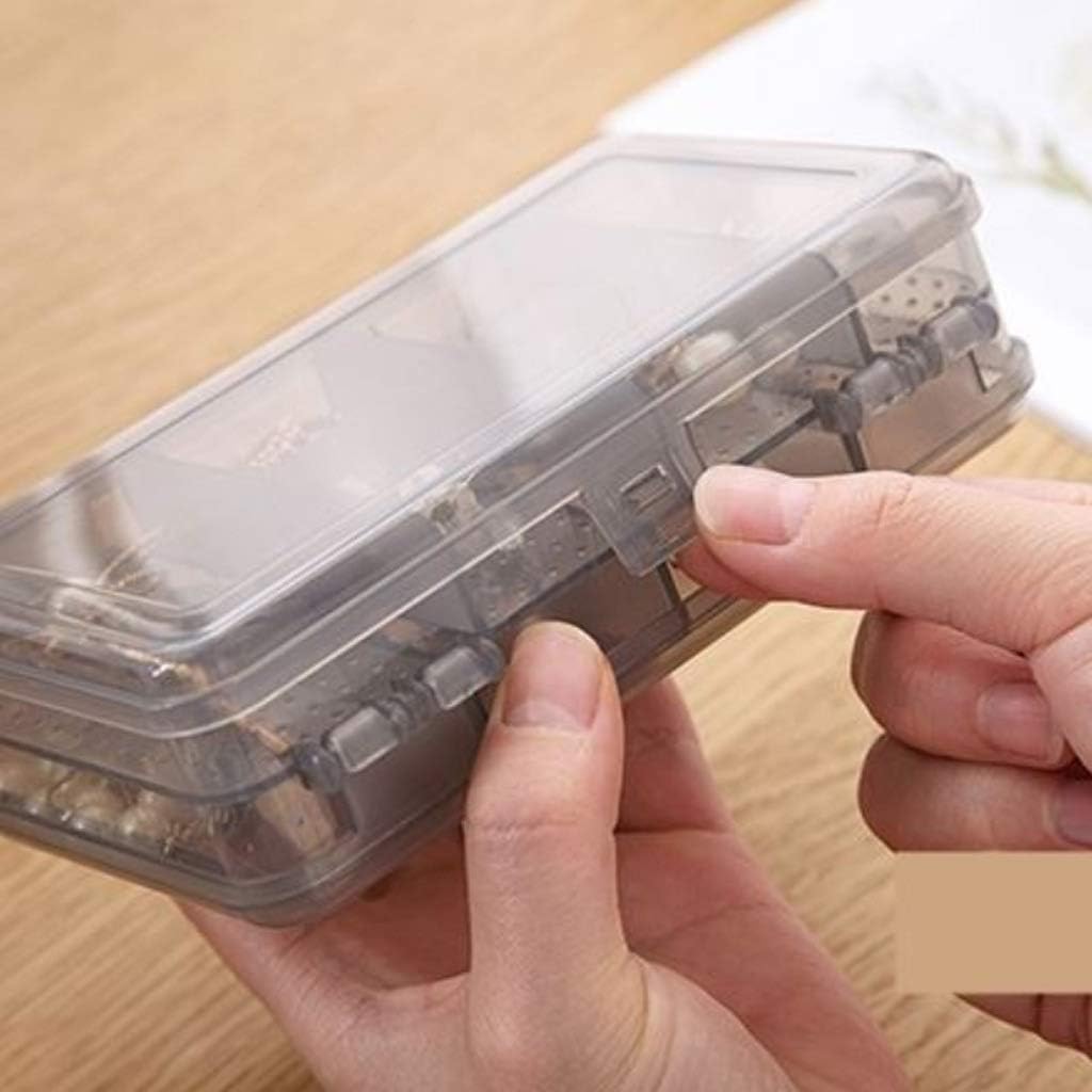 Double-layer Plastic Box for Jewelry Bead Earring Storage Finishing