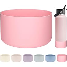 HEYSKAY Protective Silicone Boot for Hydro Flask Wide Mouth 32-40oz Water Bottle Anti-Slip Silicone Boot for Hydroflask Bottom Protector with 3.54inch Bottom Diameter