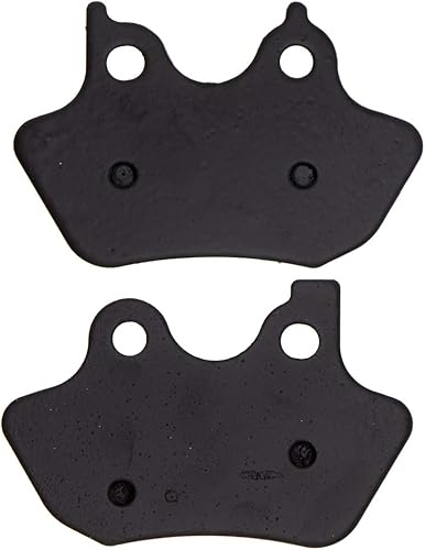 Miniatura 3 de NICHE Juego de pastillas de freno de acero aleado para Harley-Davidson Street Glide Dyna Road King Softail 44082-00E delantero trasero semimetálico