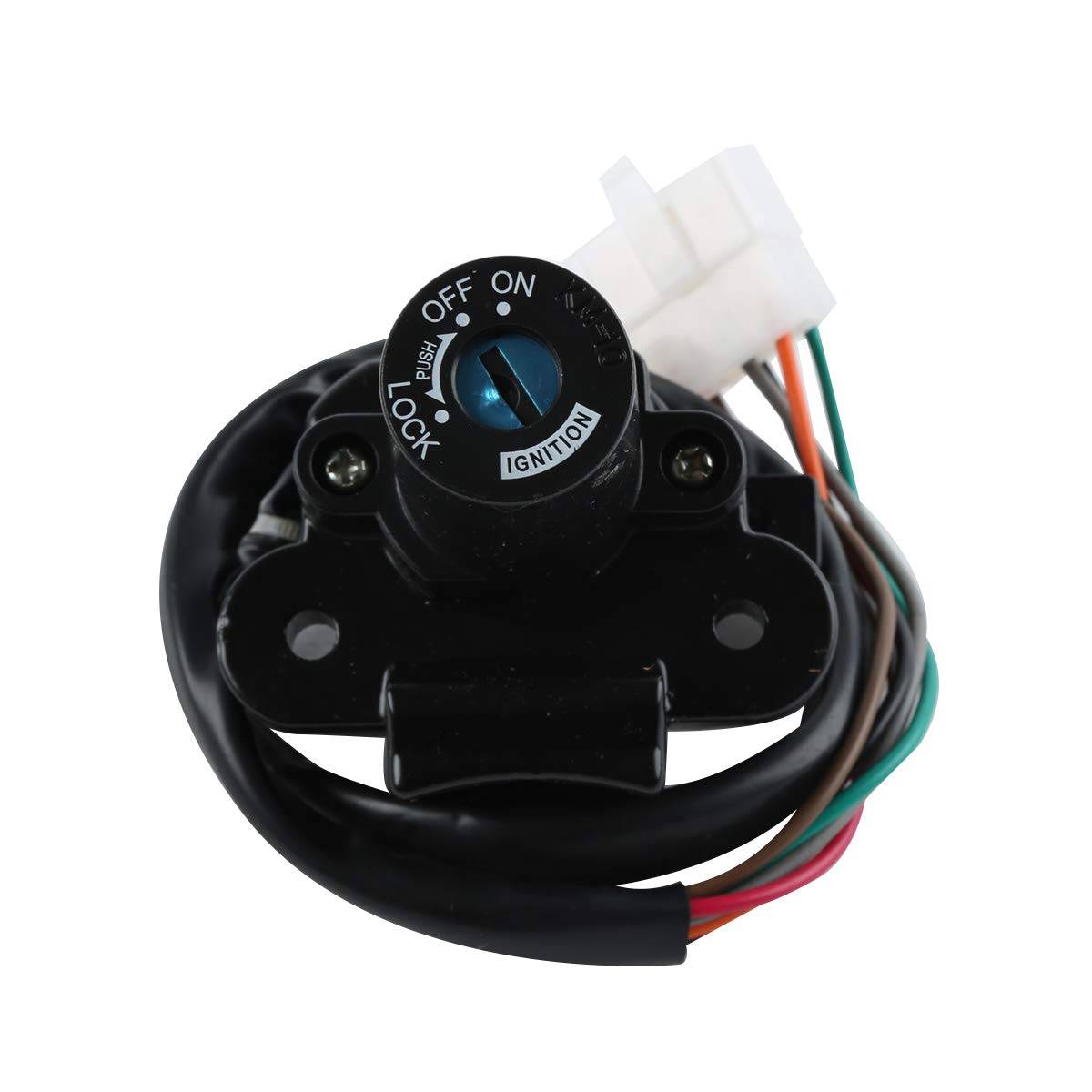 Amazon.com: Motorcycle Ignition Switch Lock Key Set Fit for