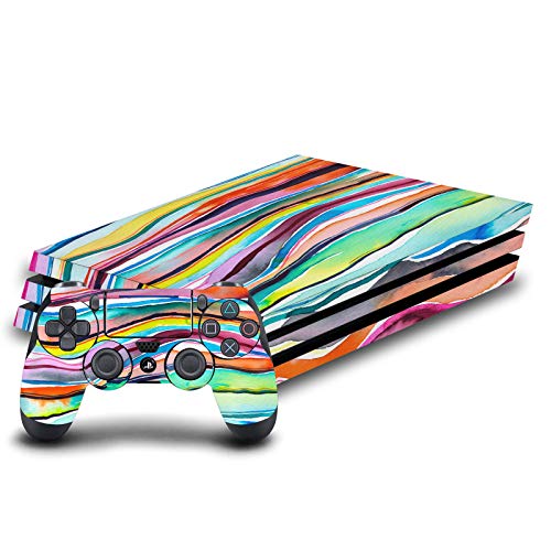 Autocollant PS4 Pro et Manette Ninola Agate Multi Couches Head Case Designs