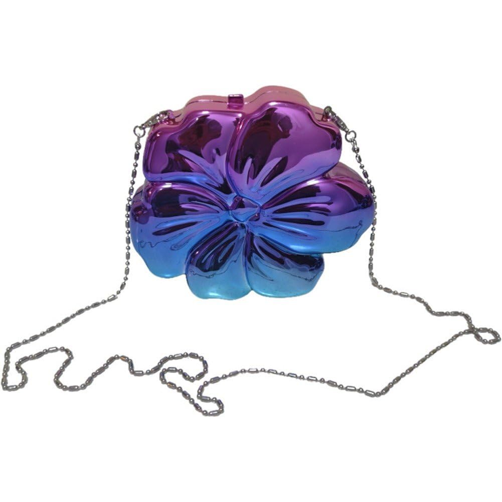 Pochette en acrylique en fleur pour un mariage élégant ou un bal