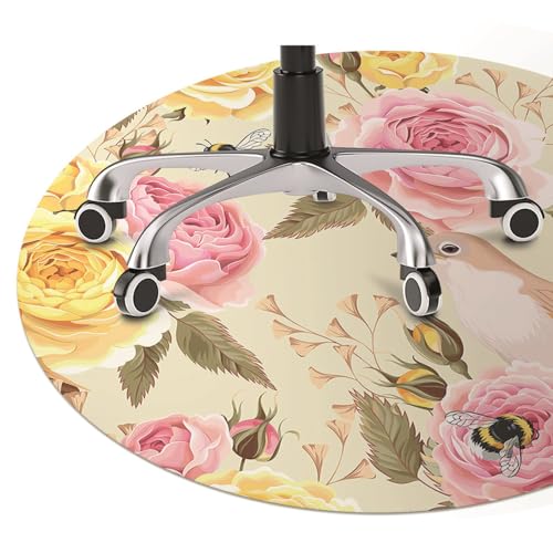 Tapis pour protection sol imperméable protège-sol rond PVC - 3