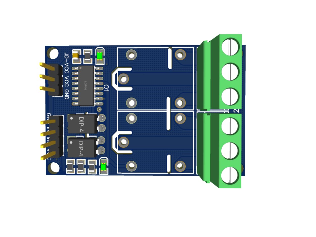 RELAY MODULE 2 CHANNEL PCB