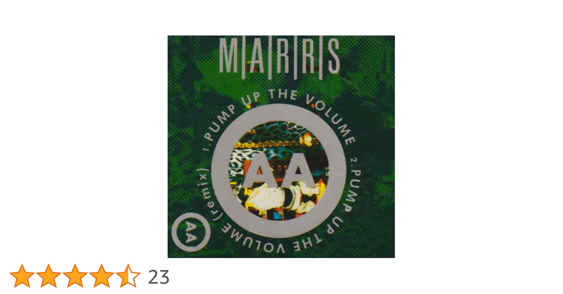洋楽 MARRS PUMP UP THE VOLUME CD M.A.R.R.S. – Pump Up The Volume – Vinyl (7