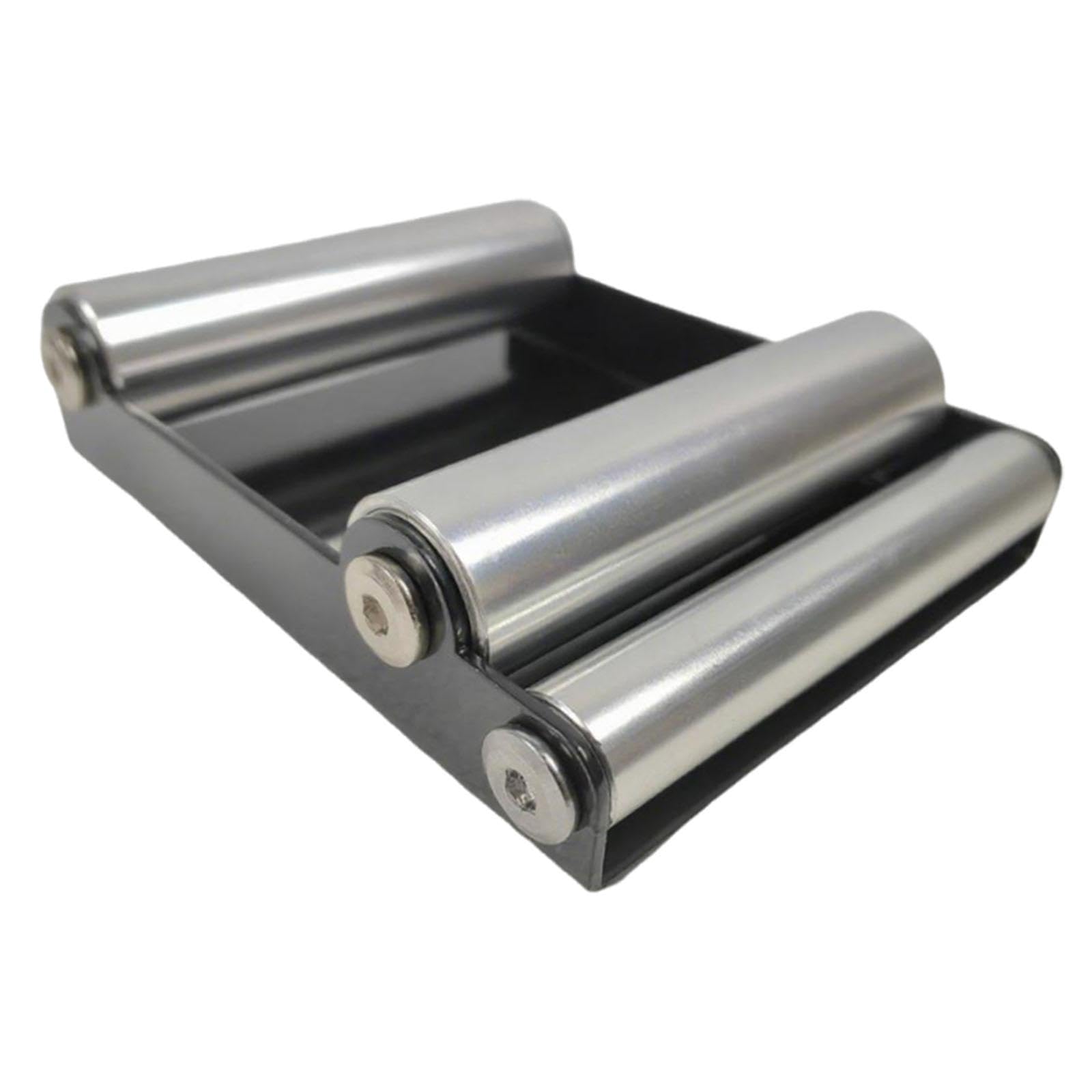Radrollenhalter für Motorrad-Wartung und Kettenpflege, Aluminium-Legierung, Eisenständer, 15 x 12 x 4 cm, Schwarz