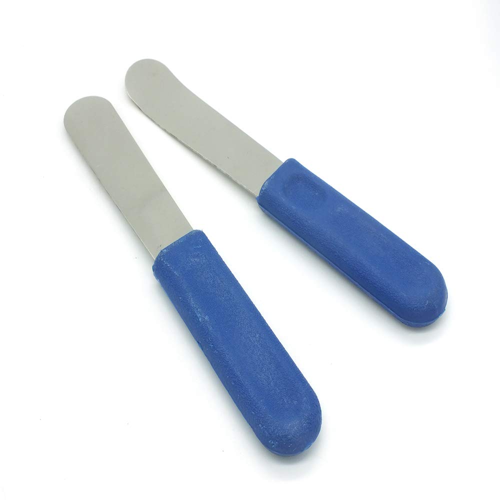 ADDLER Dental Mixing Spatula Straight And Curved Assorted Color-image-5
