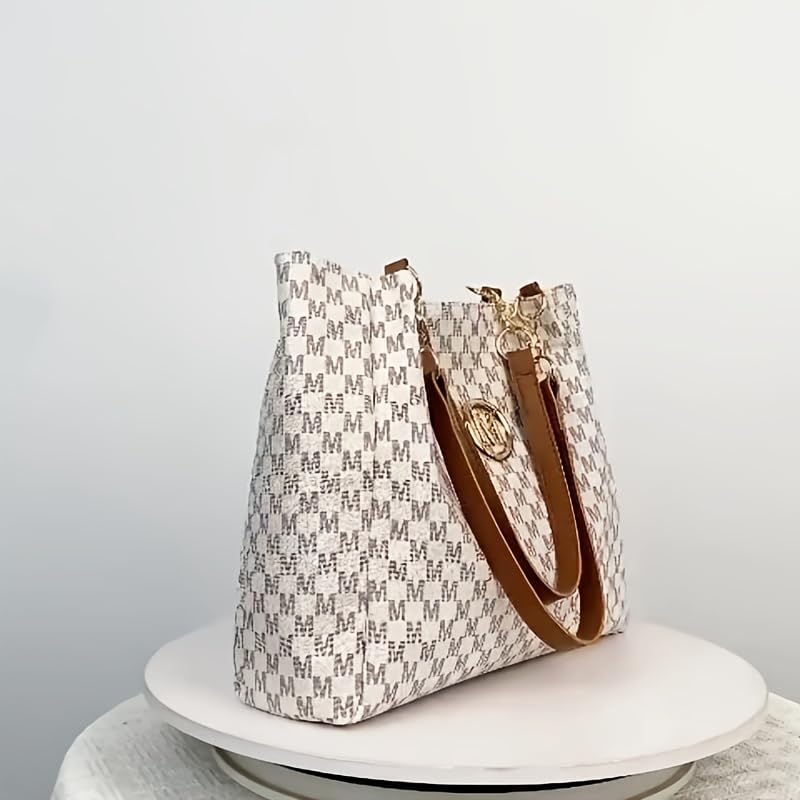 Fashion Women's Shoulder Bag Handbag Foldable-White - Image 3